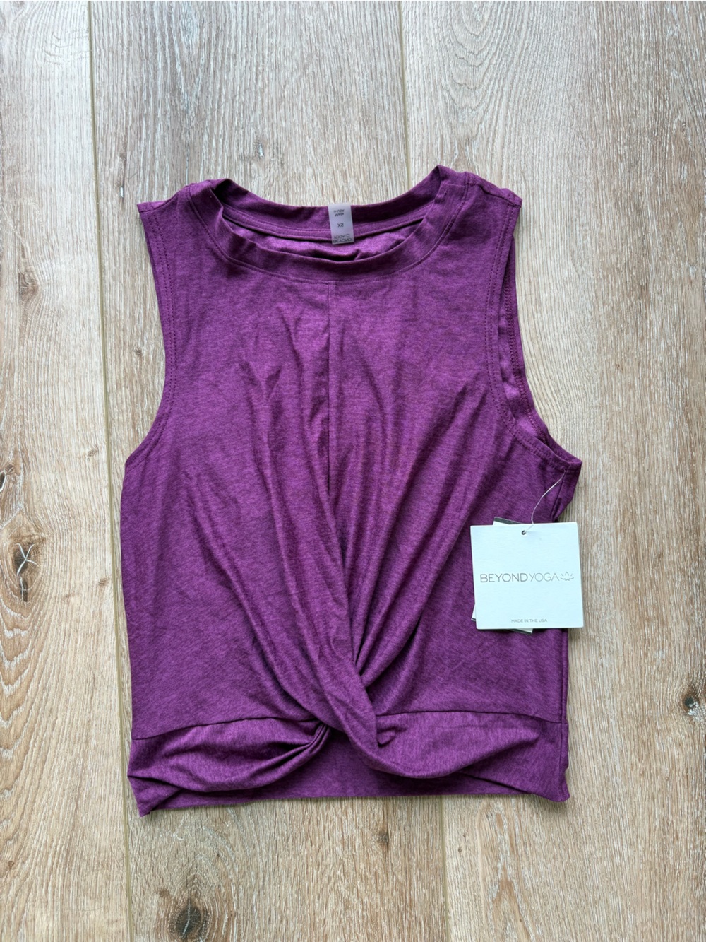 Beyond Yoga Plum Racerback Tank Top